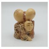 Vintage Japanese Netsuke Repro Resin Figure