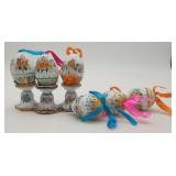 Hand Painted Polish Easter Egg Ornaments & Stands