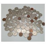 Group Canada Quarters Mixed Foreign Coins