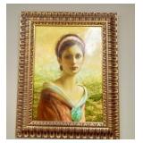Oil On Canva Portrait Woman Ukrainian art Volkova?