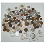 Mixed Lot Canada Coins Foreign Money