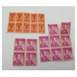 RARE US Abraham Lincoln 4 Cent Stamps