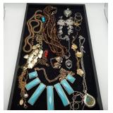 L Conrad Teardrop Gothic Bat Cameo Costume Jewelry
