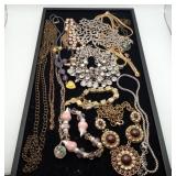 AnnTaylor Floral Necklace Fly Trap Fashion Jewelry