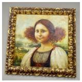 Ira Volkova Oil Painting When Mona Lisa Was A Girl