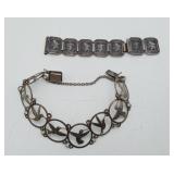 Siam Sterling & Hunger Games Mockingjay Bracelet