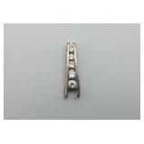 Sterling Silver 5 Stone CZ Pendant
