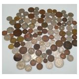 Lot Foreign Coins Various Dates