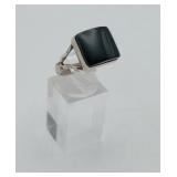 Sterling Silver Onyx Artist Made Ring