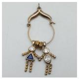 Sterling Silver Grandmother Charm Pendant