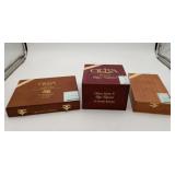 Wood Hinged Cigar Boxes Oliva Serie V Liga 3 total