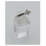 Sterling Silver Solitaire 4 Prong CZ Ring