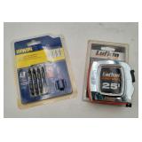 NEW Irwin 25' Measuring Tape & Irwin Impact Bits