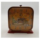 Lux Animated Alarm Clock 1950's Spinning Wheel