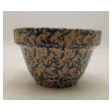 Spongeware Bowl Roseville Ohio Pottery RRP Co
