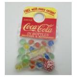 Coca-Cola Coke Advertising Cats Eye Marbles