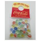 MIP Coke Glass Marbles Coca-Cola & Shooter
