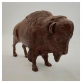 Millburn Carved Buffalo Wood Figure
