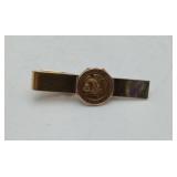 10k Gold Service Pin Tie Bar & Gold Filled C NOTES