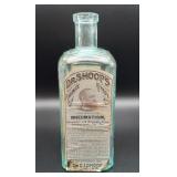 Antique Dr Shoops Medicine Bottle Drugstore Item
