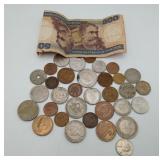 Brazil Currency Shilling Canada Uruguay Coins