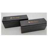 PCGS Plastic Coin Slab Storage Boxes 2 pcs