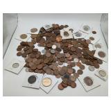 LOT Canada Coins One Dollar Dimes Pennies