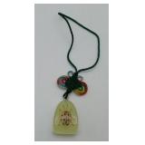 Lucite Spotted Tortoise Beetle Korean Pendant