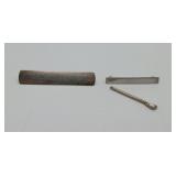 Sterling Silver Bar Brooches & Snuff Spoon 8gms