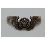 Sterling Silver WWII US Army Air Force Wing Badge