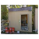 8x10 Portable Tool Shed & contents