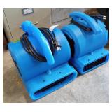 2 LIKE NEW B-Air VP25 Air Movers Fan Blowers