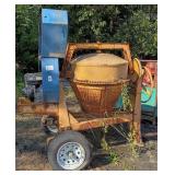Gas Powered Concrete Mixer MOTOR LOCKED UP