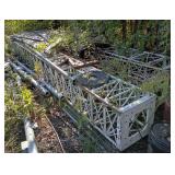 3 Sections Lattice Tower 20' & Galvanied Pipe