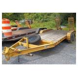 Hudson 16' Utility Trailer 2 Axle 7k Ramps Pindle
