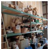 5 Sections Pallet Racking & Contents Tool Box