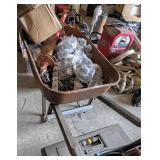 True Temper Concrete Wheel Barrow & Auger