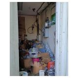 10x12 Portable Tool Shed Contents SET on I BEAM