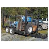 Trailer with Hoisting Machine