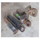 4 Resse Hitch Soild Shaft Clevis & 2' Ball Reciver