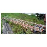 32 foot & 40 Werner Fiberglass Extension Ladders