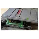 Hitachi 10 Portable Table Saw on Wheels