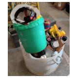 Tub Lot Hardware Spray Paint Safety Gear