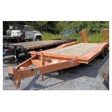 2 Axle Trailer Beaver Tail 18 Foot