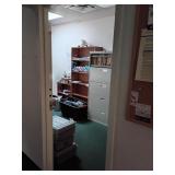 2 Latteral Metal File Cabinets Offic & Contents