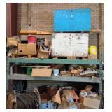 Single Section Pallet Racking & Contents