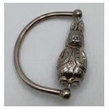 Silver Beatrix Potter Peter Rabbit Baby Rattle