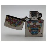 ZIPPO Mushroom Skull Black Ice Psychedelic Lighter