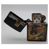 ZIPPO Linda Picken Bear Cigarette Lighter Black