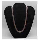 Sterling Silver Herringbone Necklace 19.8g